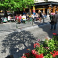 Outdoor cafés in Place Saint-Géry 